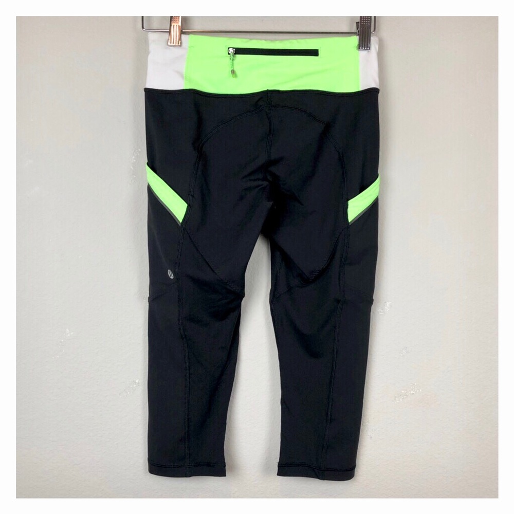 Lululemon Crop Legging Color Block 4 - image 2